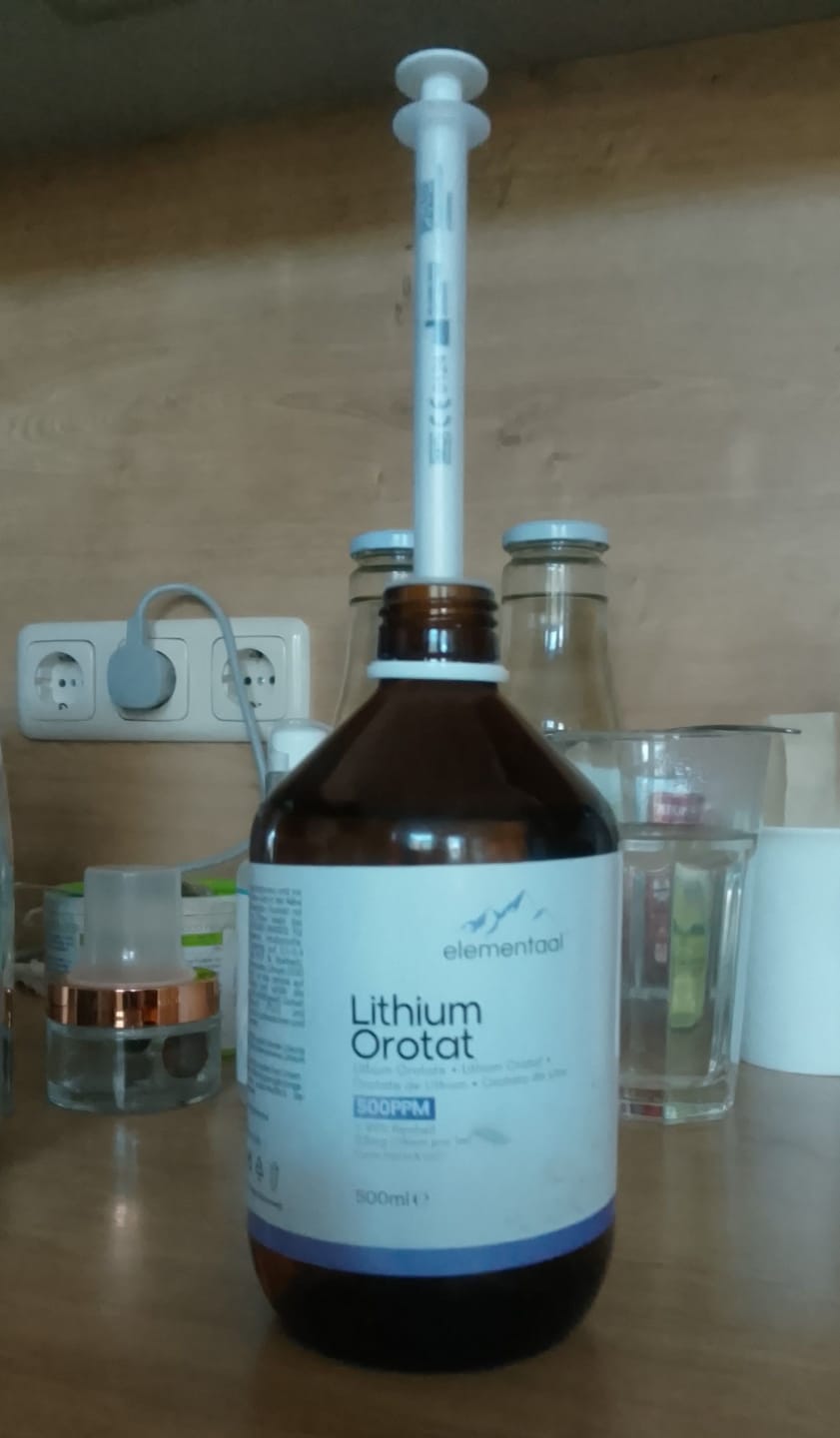 Customer photo review of Elementaal® Lithium Orotat | inkl. Dosierspritze, Messbecher & Pipette