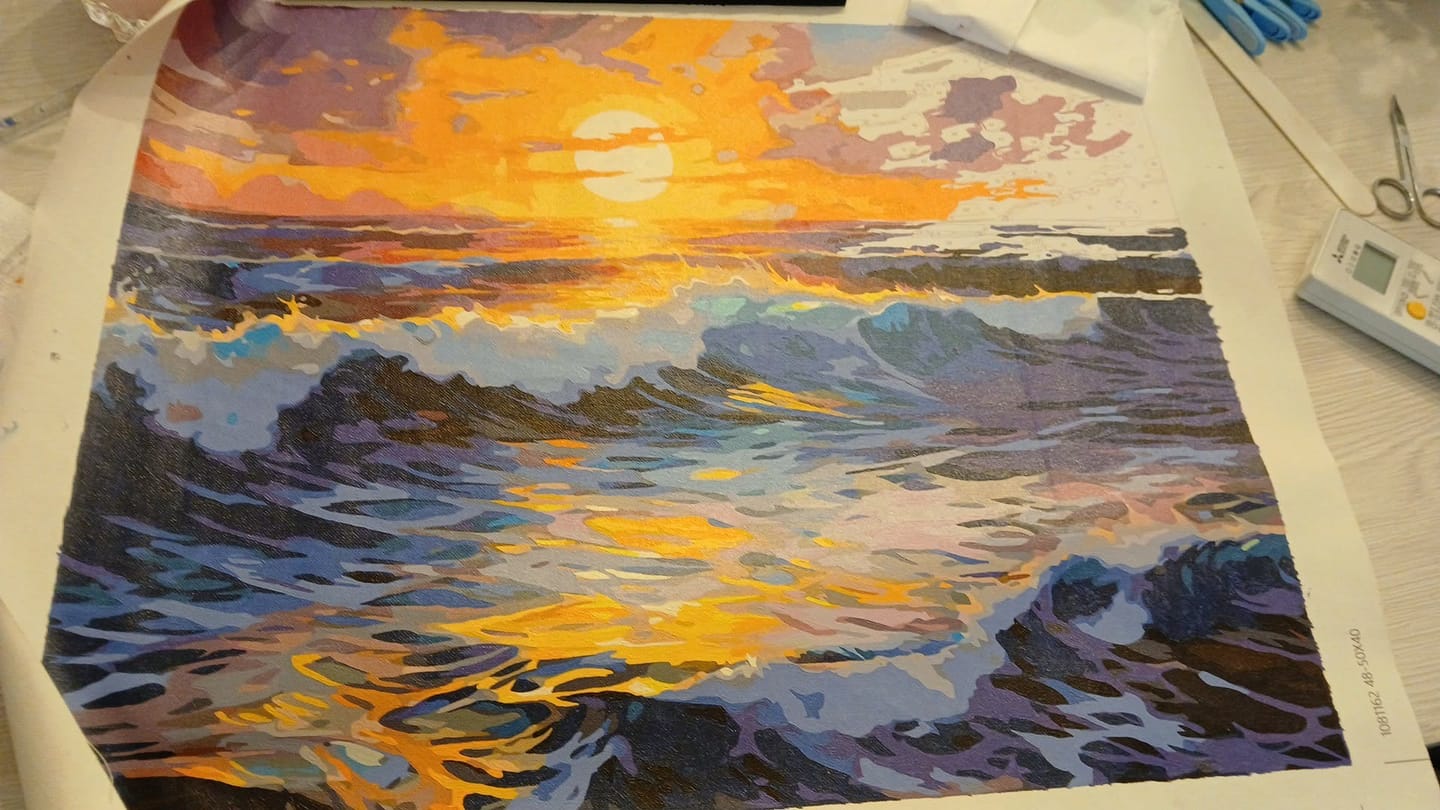 Customer photo review of Harmony Of Sunset