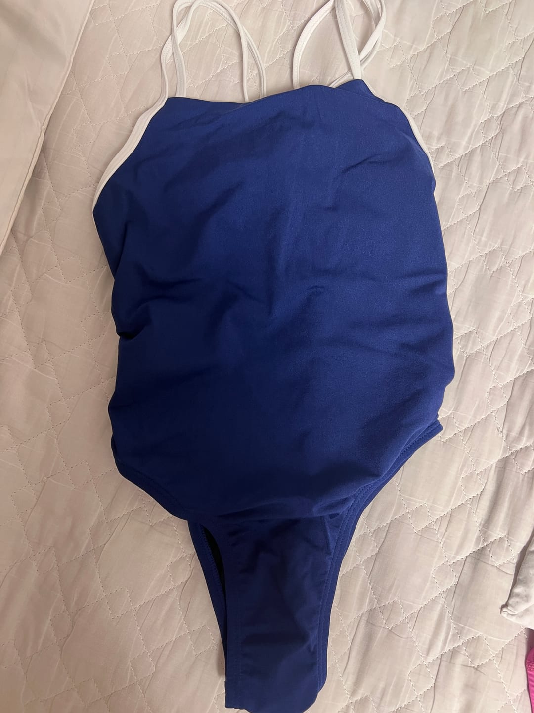 Customer photo review of FINLEY ONE PIECE - Navy|White