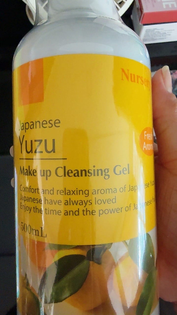Customer photo review of Nursery Yuzu Make Up Cleansing Gel (180ml/ 200ml/ 500ml)