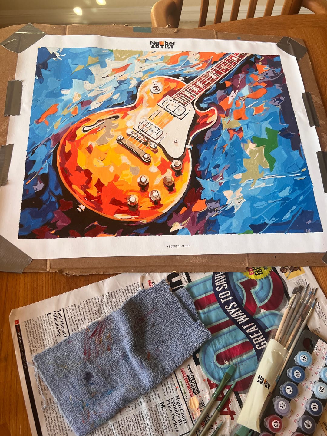 Customer photo review of Resting Guitar