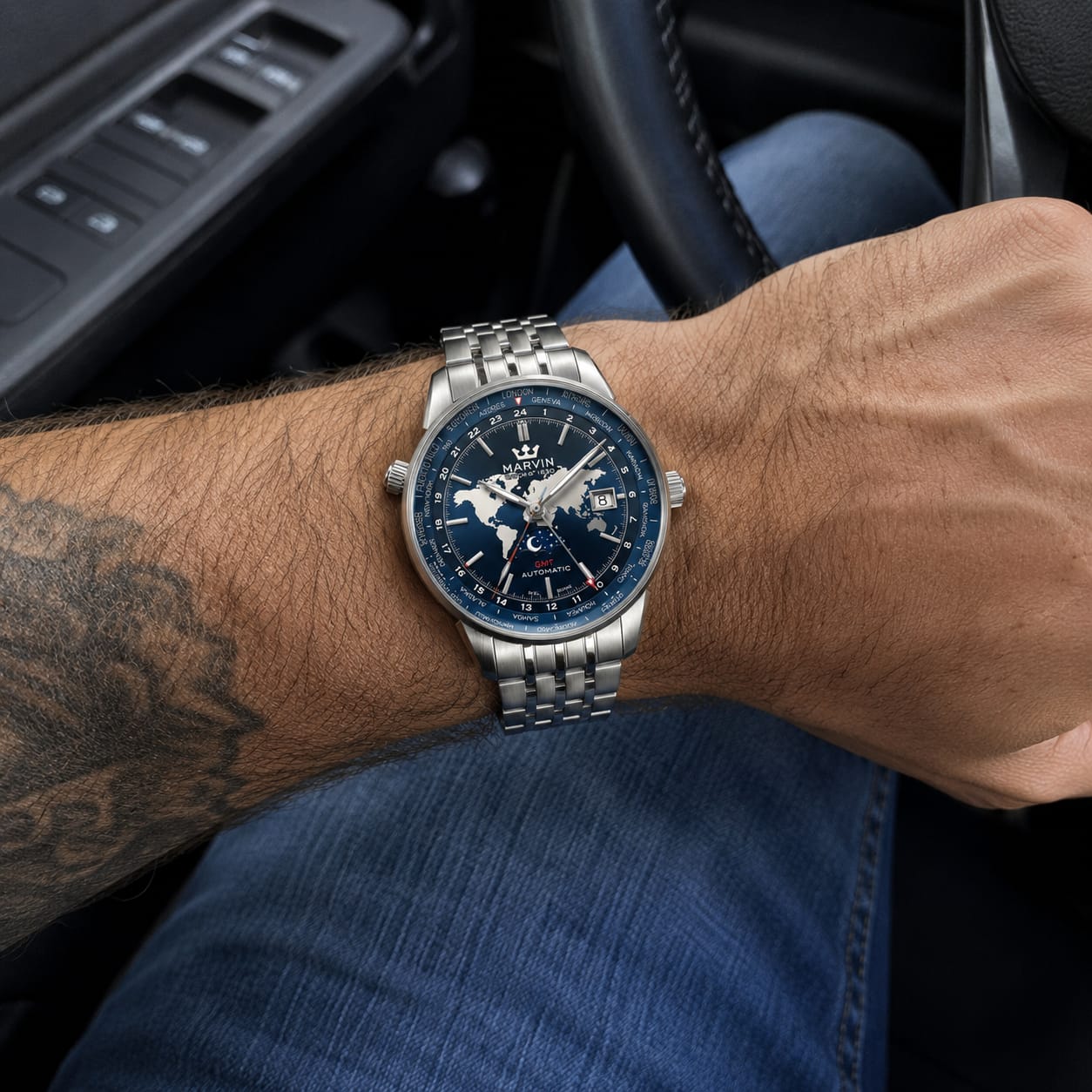 Customer photo review of Origin World Map GMT Automatic