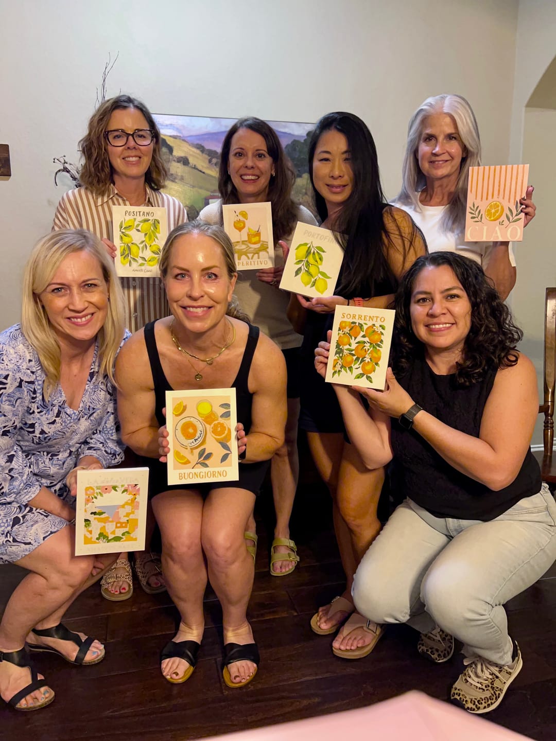 Customer photo review of 12 Mini Paintings | La Dolce Vita Bundle