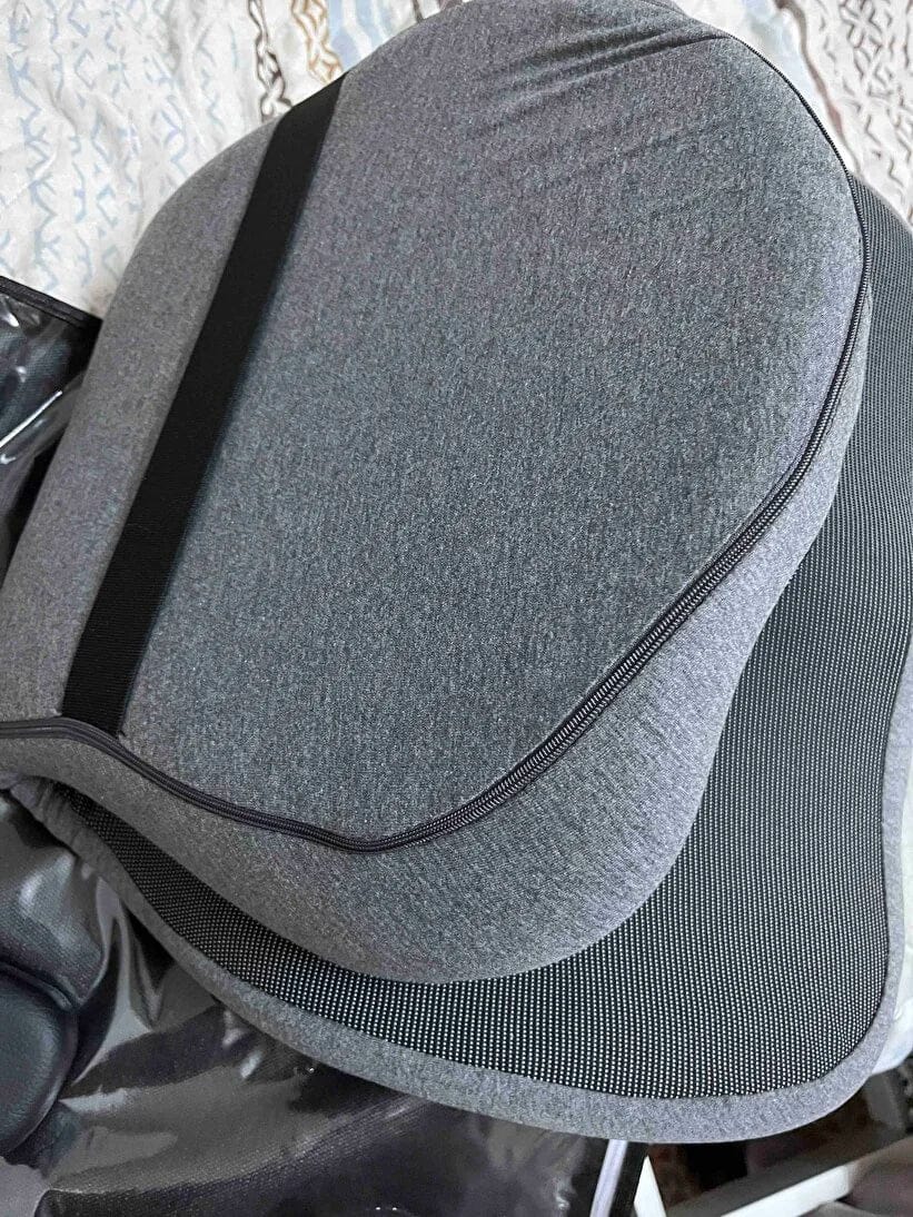 Customer photo review of Pillowen Ergonomik Ofis ve Araç Oturma Yastığı Visko Ortopedik Sırt Destek Minderi
