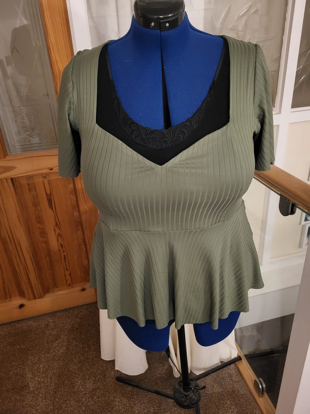 Customer photo review of Classic Ribbed Jersey Fabric