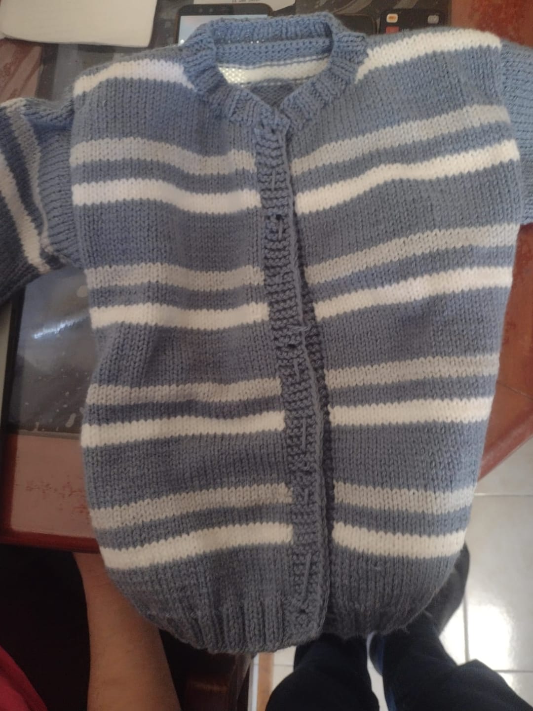 Customer photo review of Estambre Kuku Súper, marca Tamm, MADEJA de 200g con 452m  ⭐