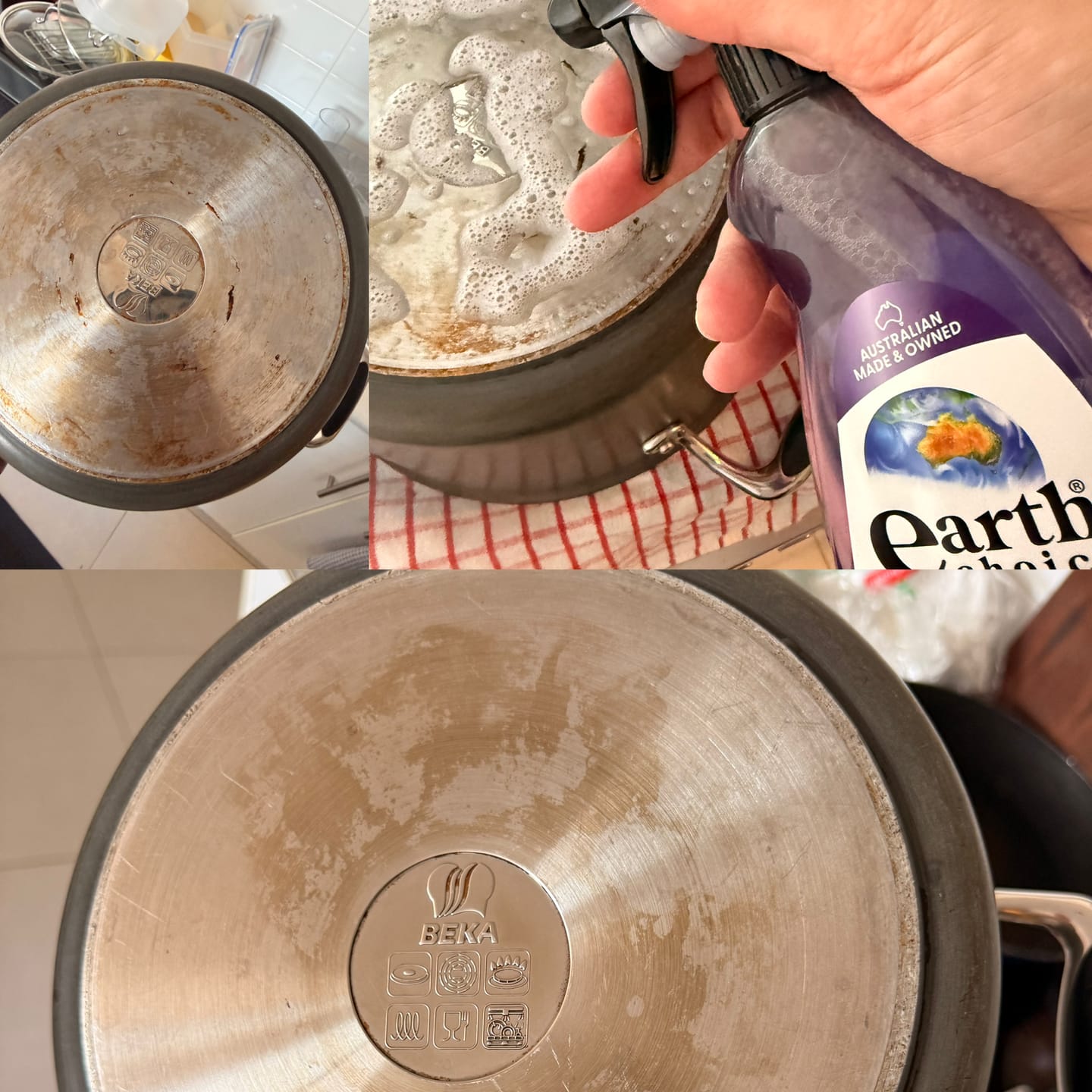 Customer photo review of Earth Choice Power Degreaser Multipurpose 600mL
