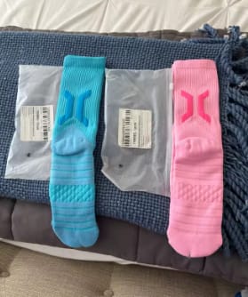 Customer photo review of Calcetines técnicos anti - rozaduras Pro Action para running - trail - trekking