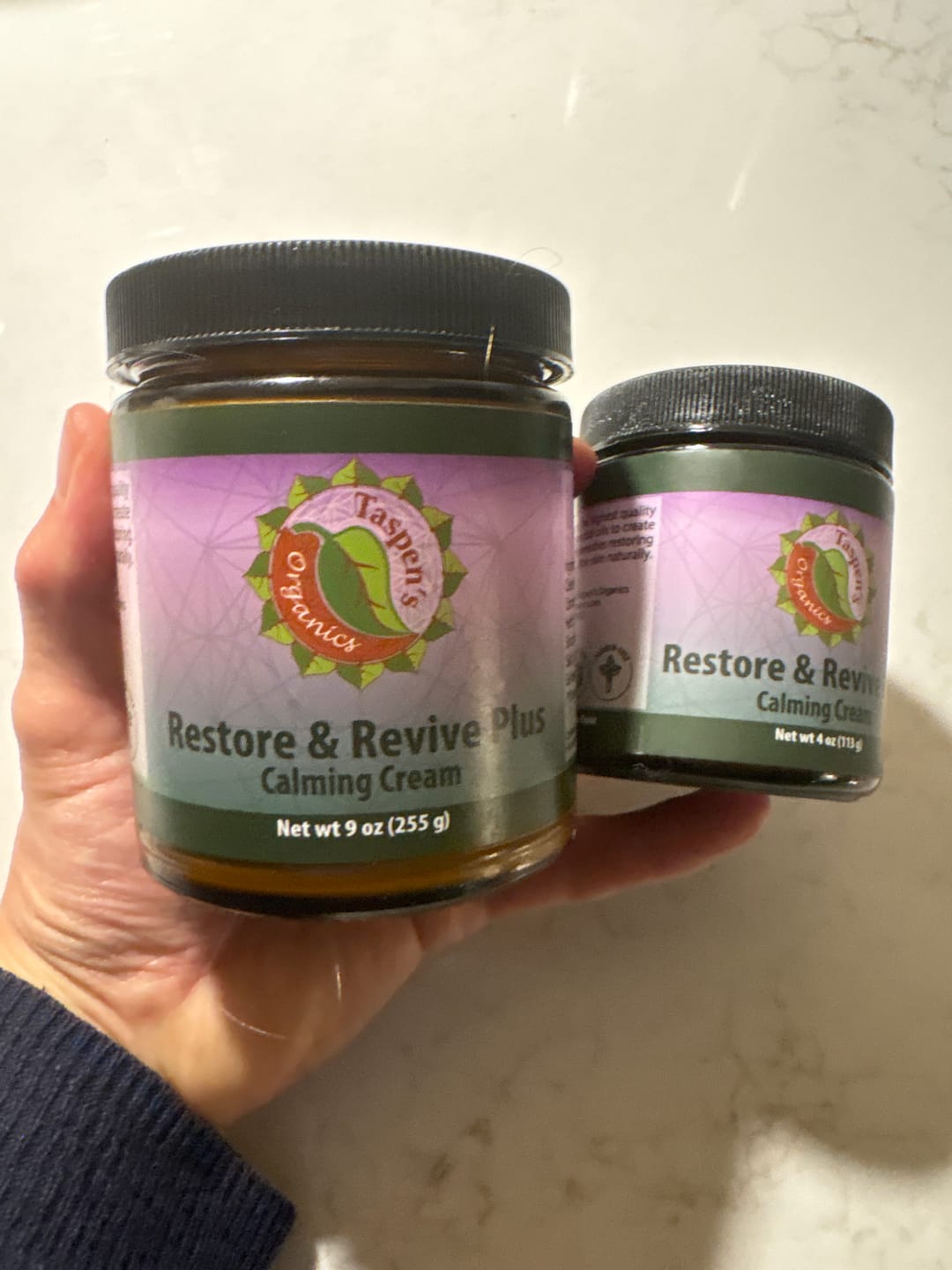 Customer photo review of Restore & Revive Calming Cream PLUS
