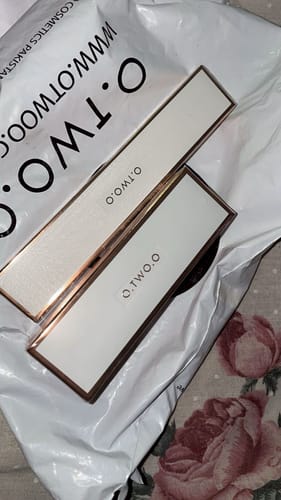 Customer photo review of O.TWO.O DYEING EYEBROW CREAM