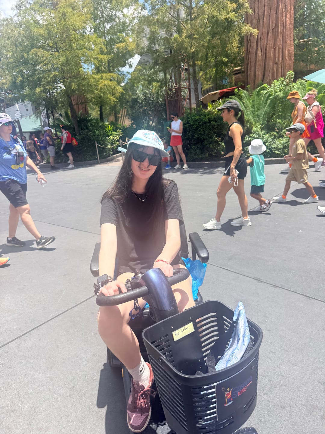 Customer photo review of Multiday Mobility & ECV Foldable Travel Scooter Rental 300 Pound Capacity (3 or more days)