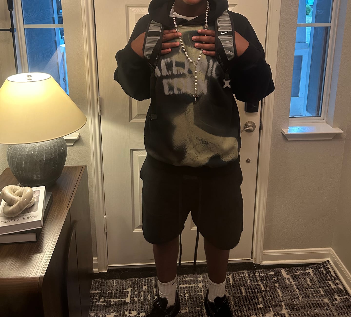 Customer photo review of Aelfric Eden Oversized Thermal Pattern Pullover Hoodie