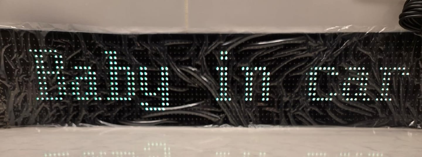 Customer photo review of BOLTHUT™ Flexible LED Matrix Panel — RGB Car Eyes, App & Remote