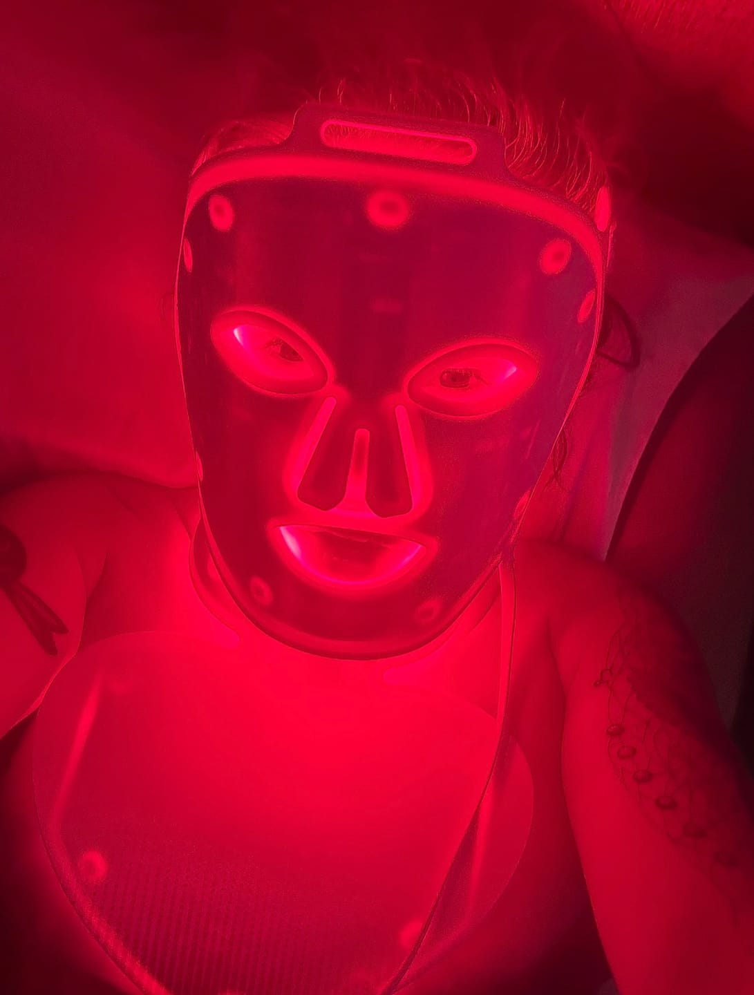 Customer photo review of Elite Face Mask