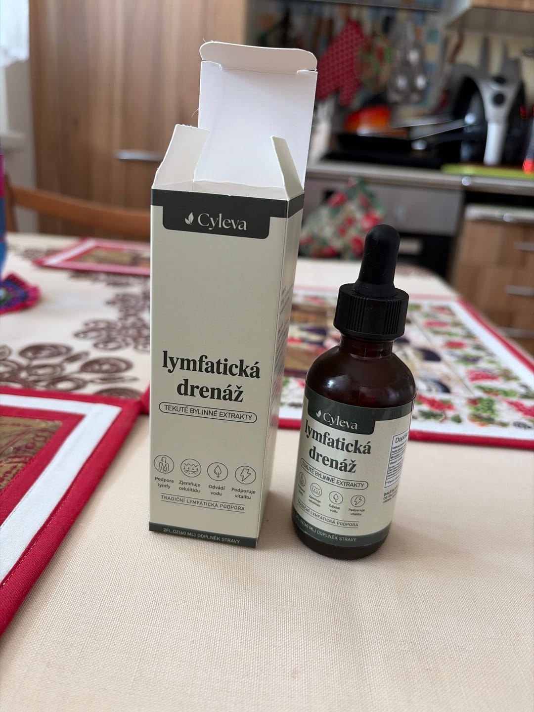 Customer photo review of LYMFATICKÝ DRENÁŽNÍ ELIXÍR