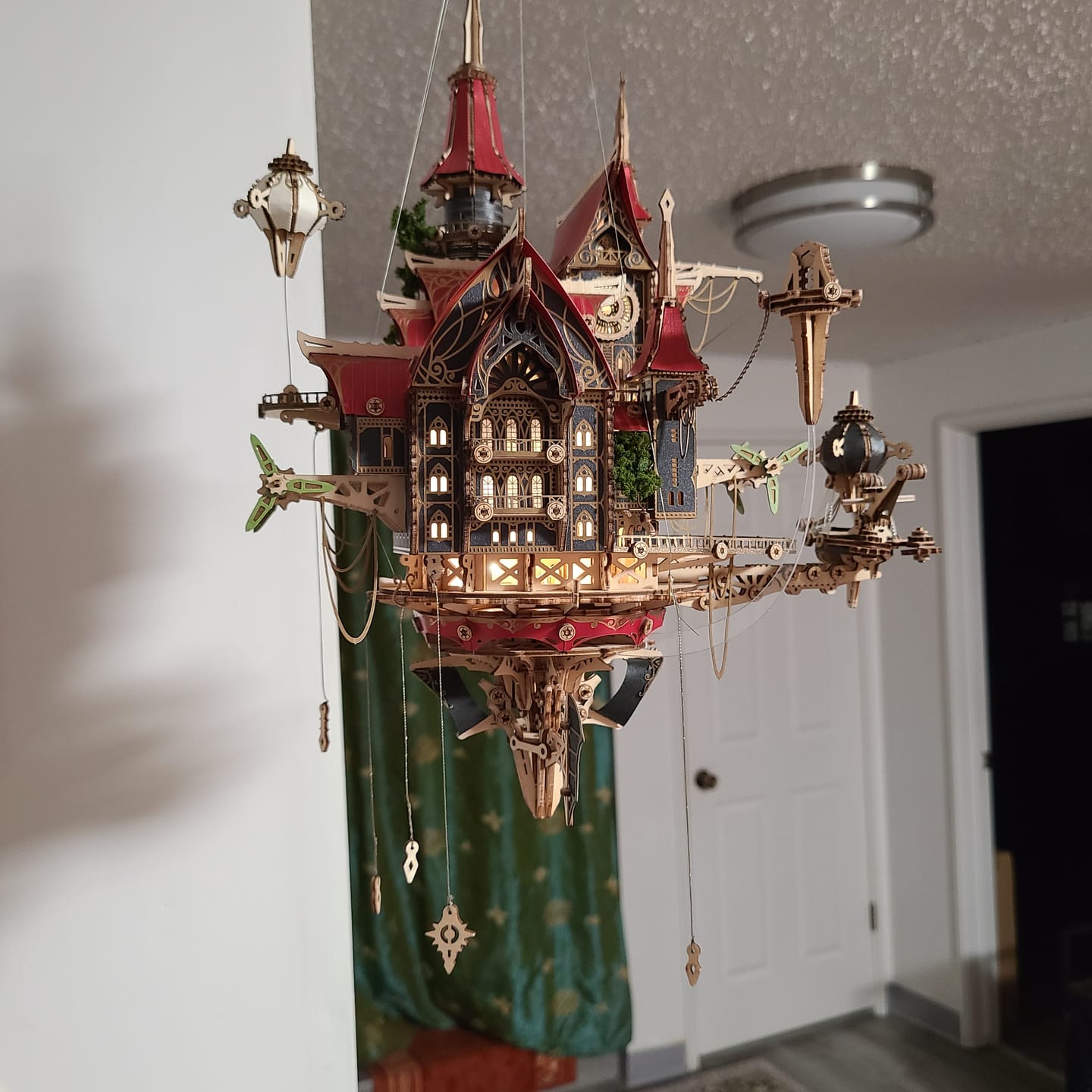 Customer photo review of Rokrgeek Fantasy Steam Castle 3D Wooden Puzzle