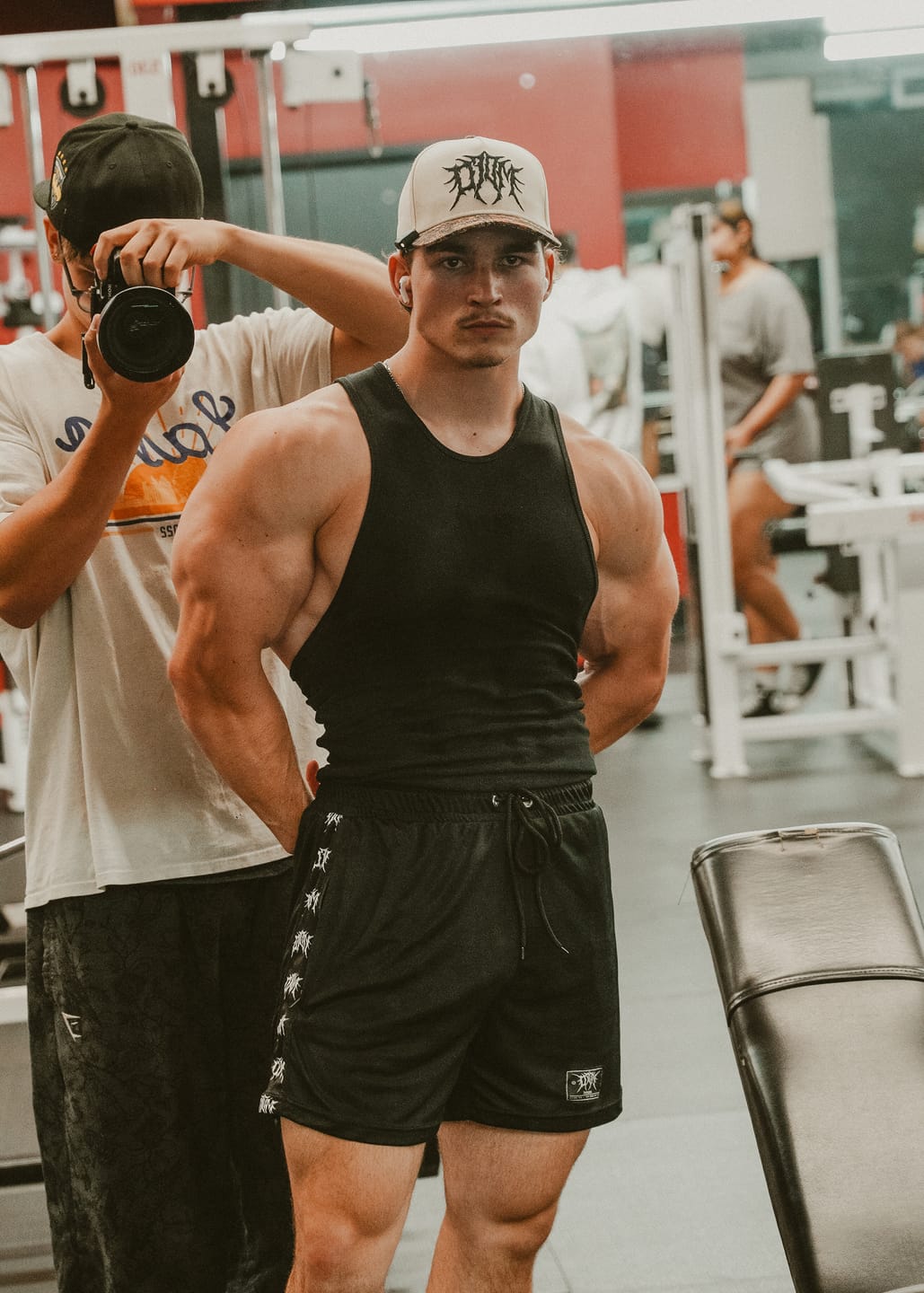 Customer photo review of MOFO Stripe Short — Black