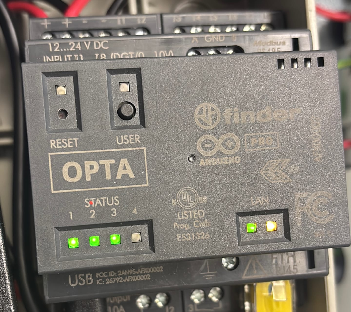 Customer photo review of Arduino Opta Lite