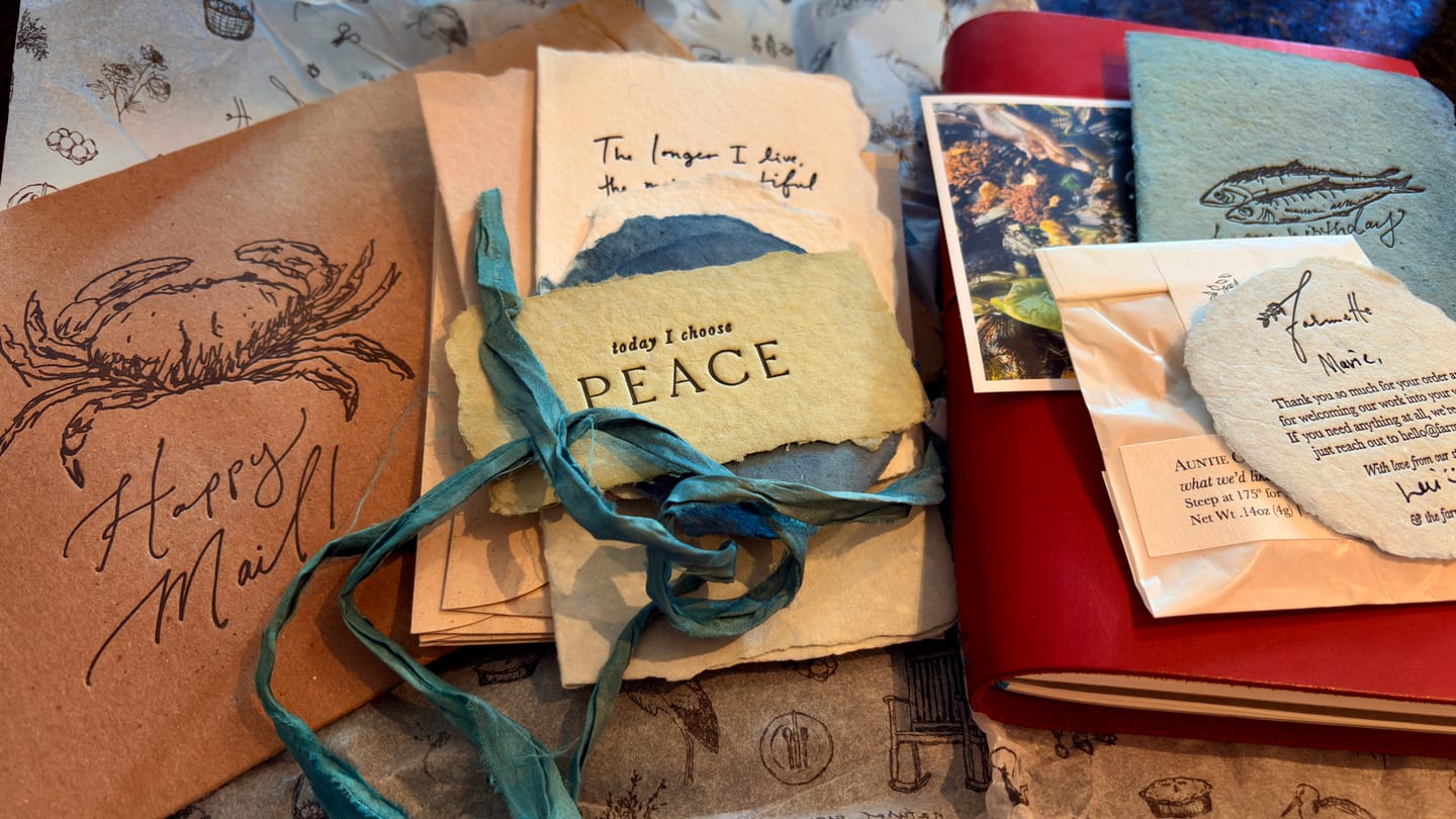 Customer photo review of Monthly Artisan Card Subscription