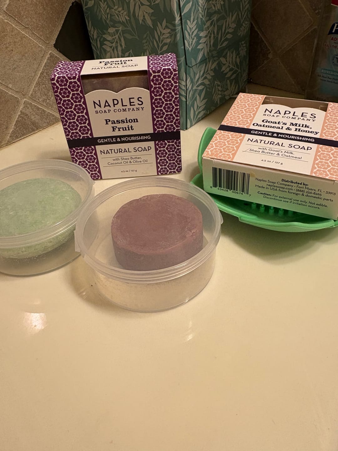 Customer photo review of Passion Fruit Natural Soap