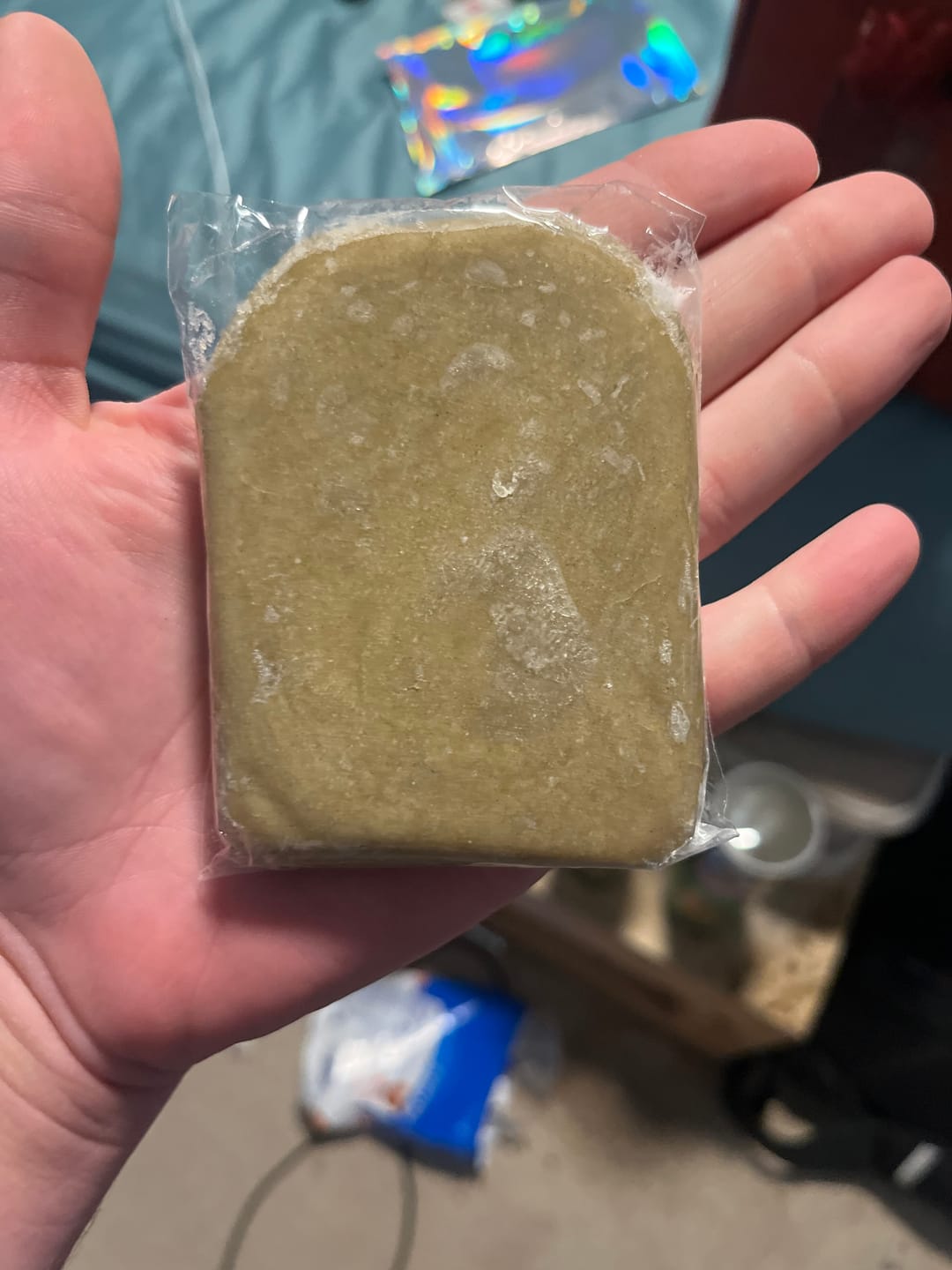 Customer photo review of Static Sift - THCa Hash Bar - 100g