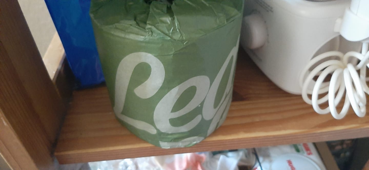 Customer photo review of Leafy EarthSoft Bamboo - 12 roll 2 ply