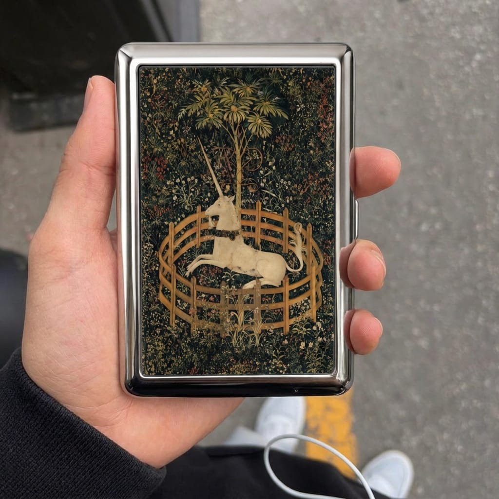 Customer photo review of Patina Tin Cardholder Wallet
