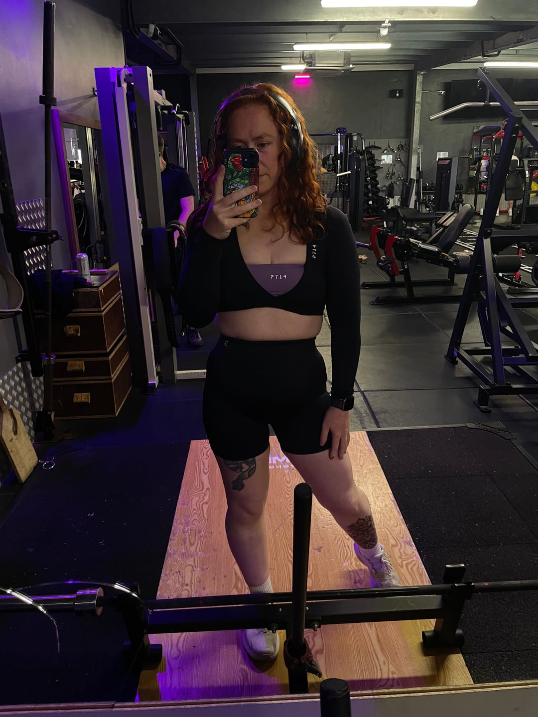 Customer photo review of Long Sleeve Wrapped Front Top