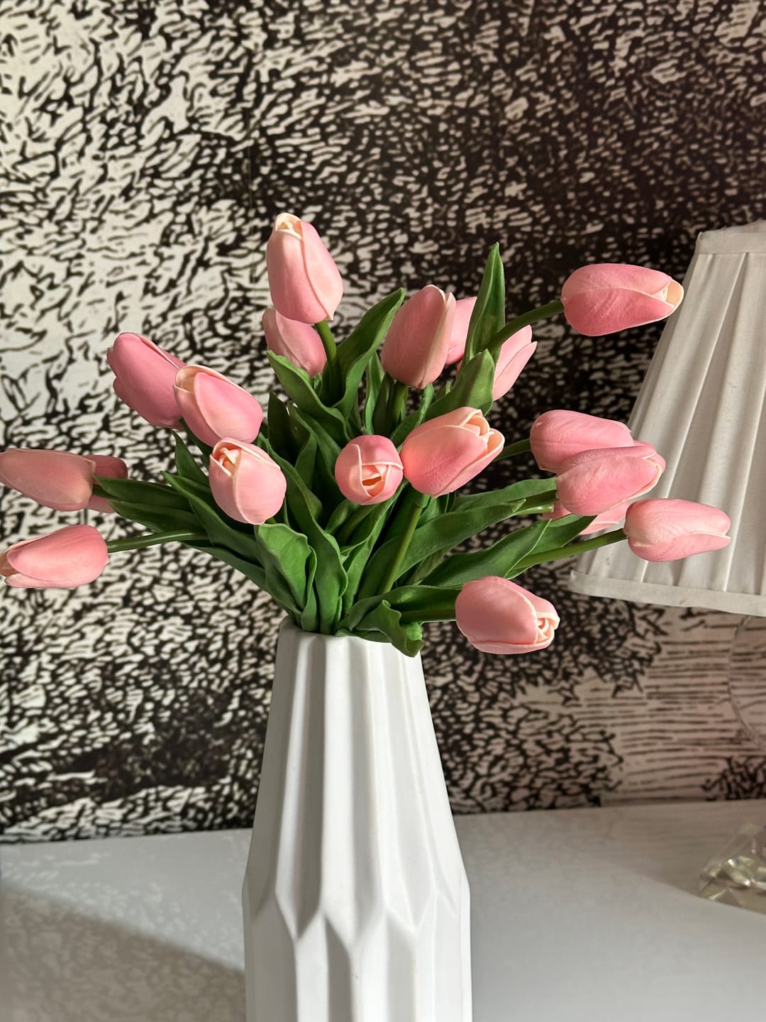 Customer photo review of Tulipes - Rose (25 Tiges)