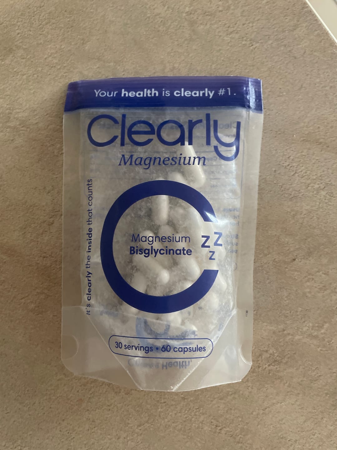Customer photo review of Magnesium Bisglycinate