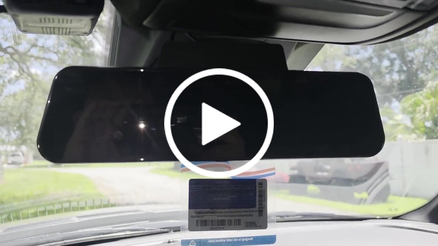 Customer video review of WOLFBOX G900Pro 12MP WiFi Touch Screen Rear View Mirror Dash Cam Smart Mirror