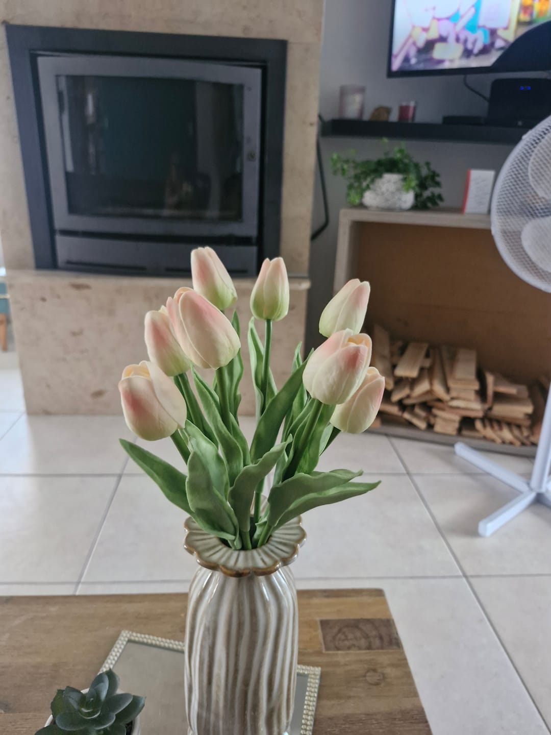 Customer photo review of Tulpen Boeket - Oud Roze (25 stengels)