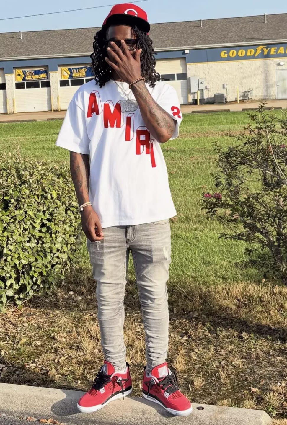 Customer photo review of AMIRI T-Shirts