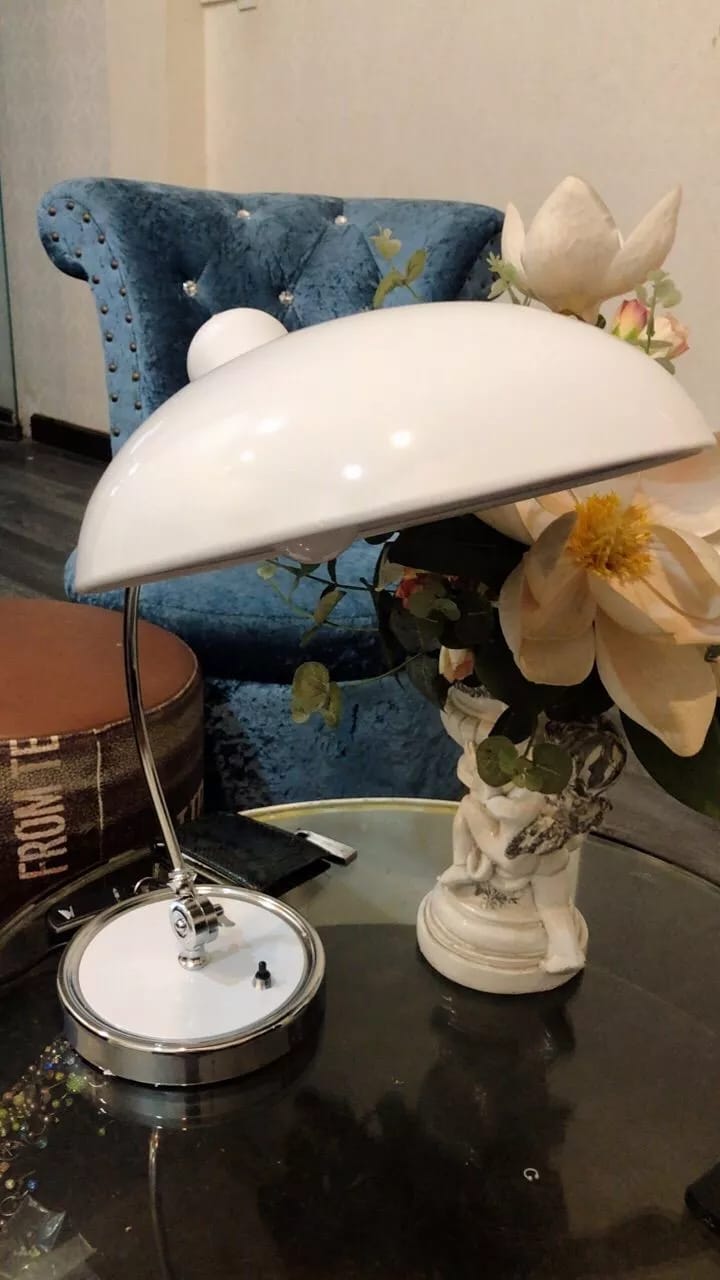 Customer photo review of Adjustable Vintage Iron Desk Lamp – Virella