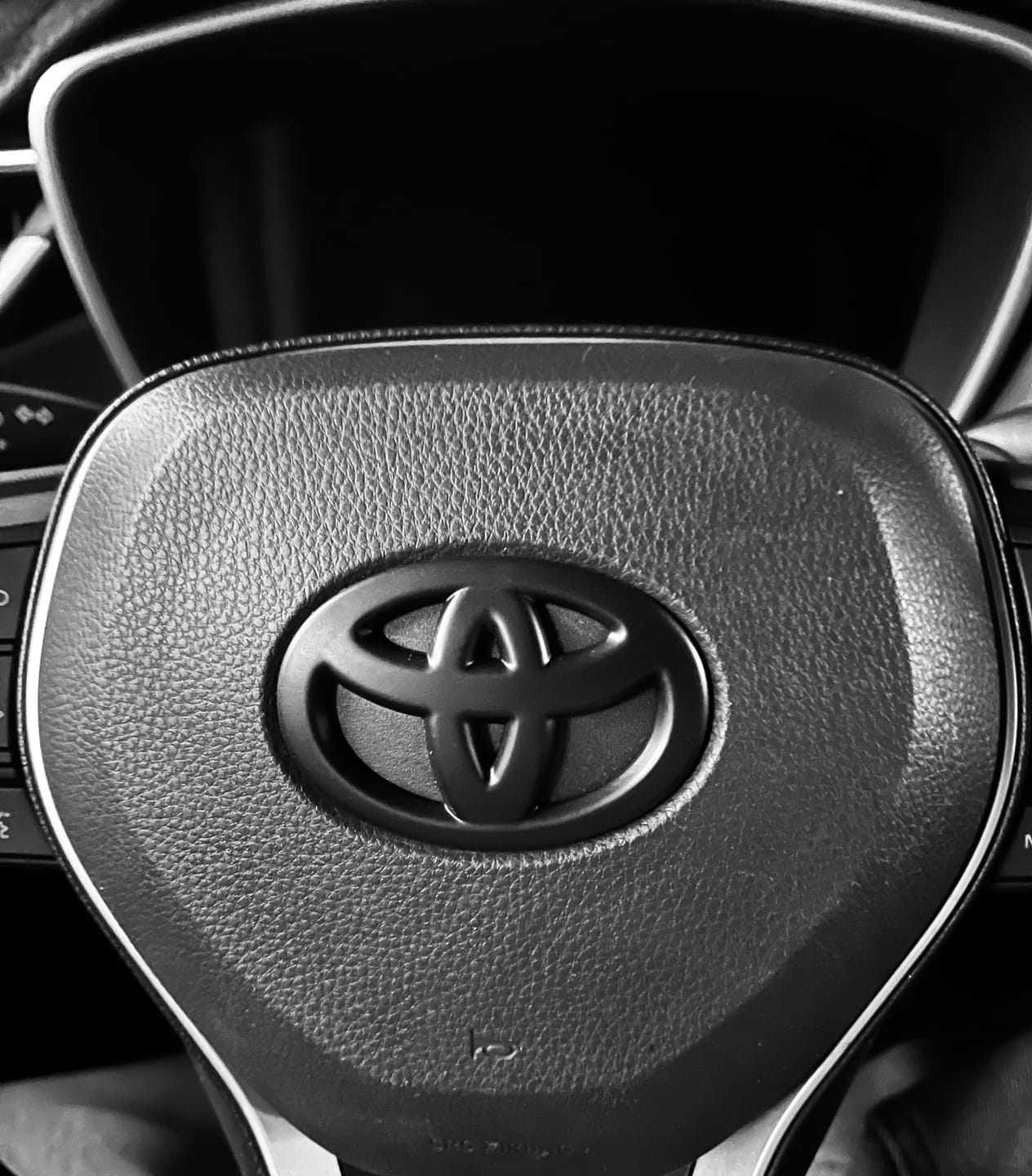 Customer photo review of Steering Wheel Emblem Overlay
