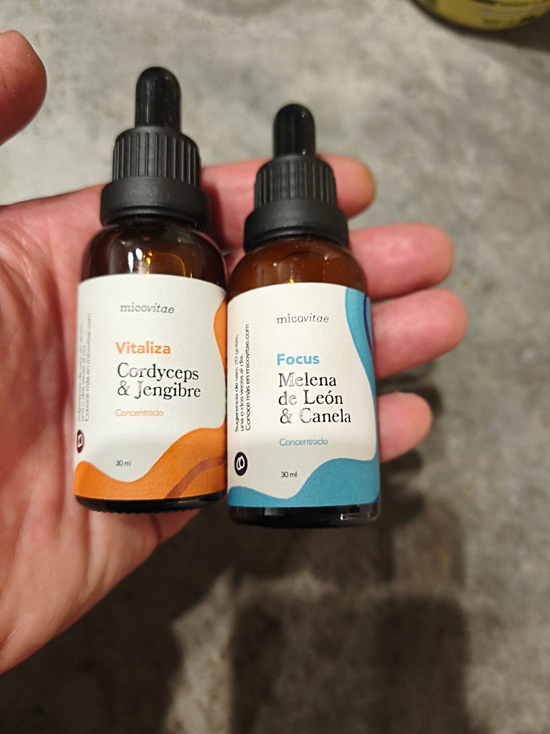 Customer photo review of Vitaliza | Extracto de Cordyceps