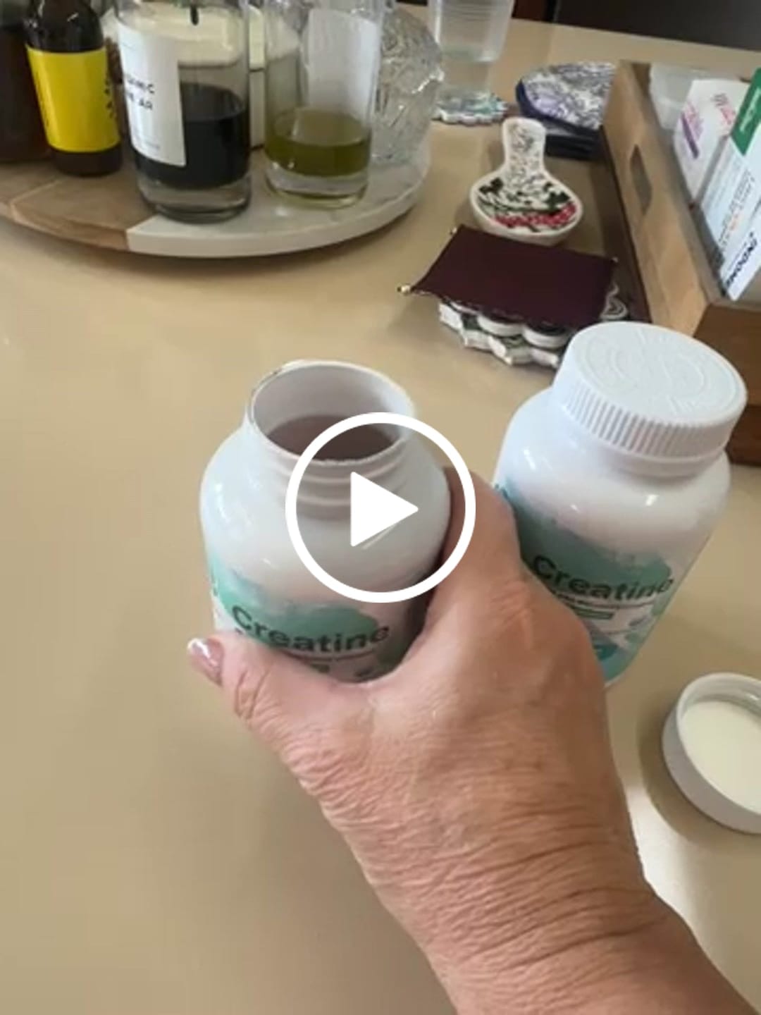 Customer video review of CREATINE 60 GOMAS