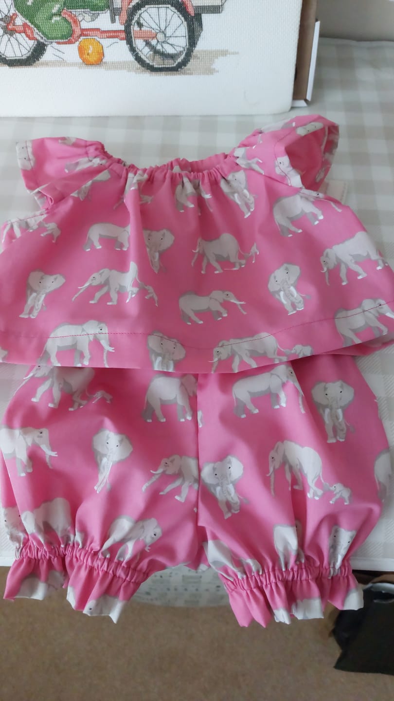 Customer photo review of Elephant Family Polycotton Fabric