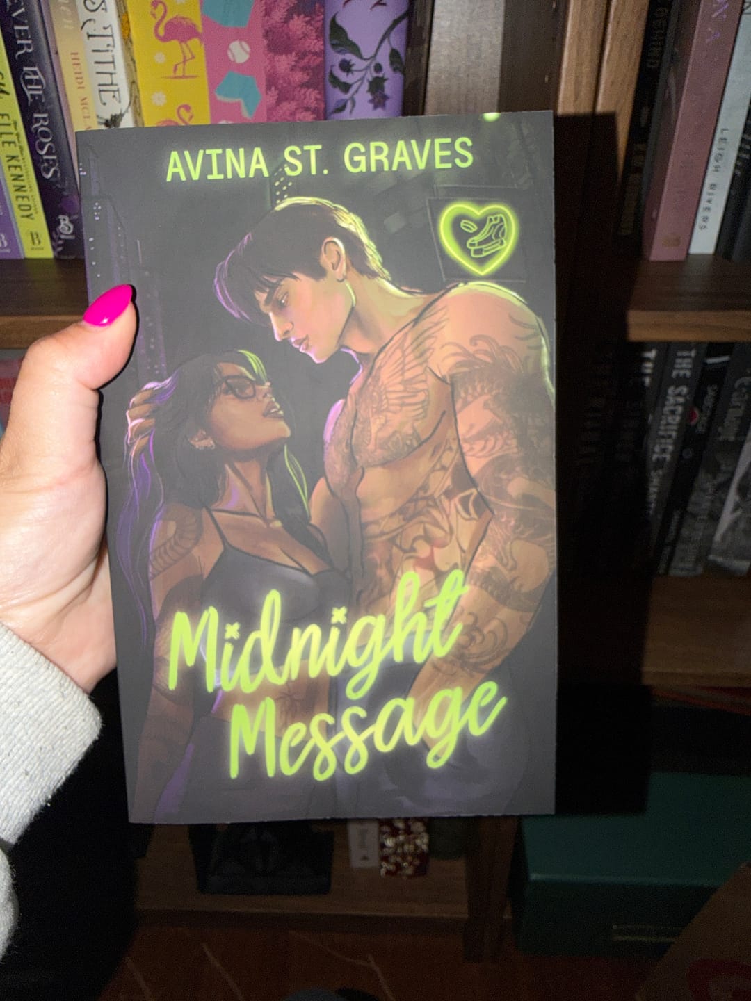 Customer photo review of smut slut book club subscription