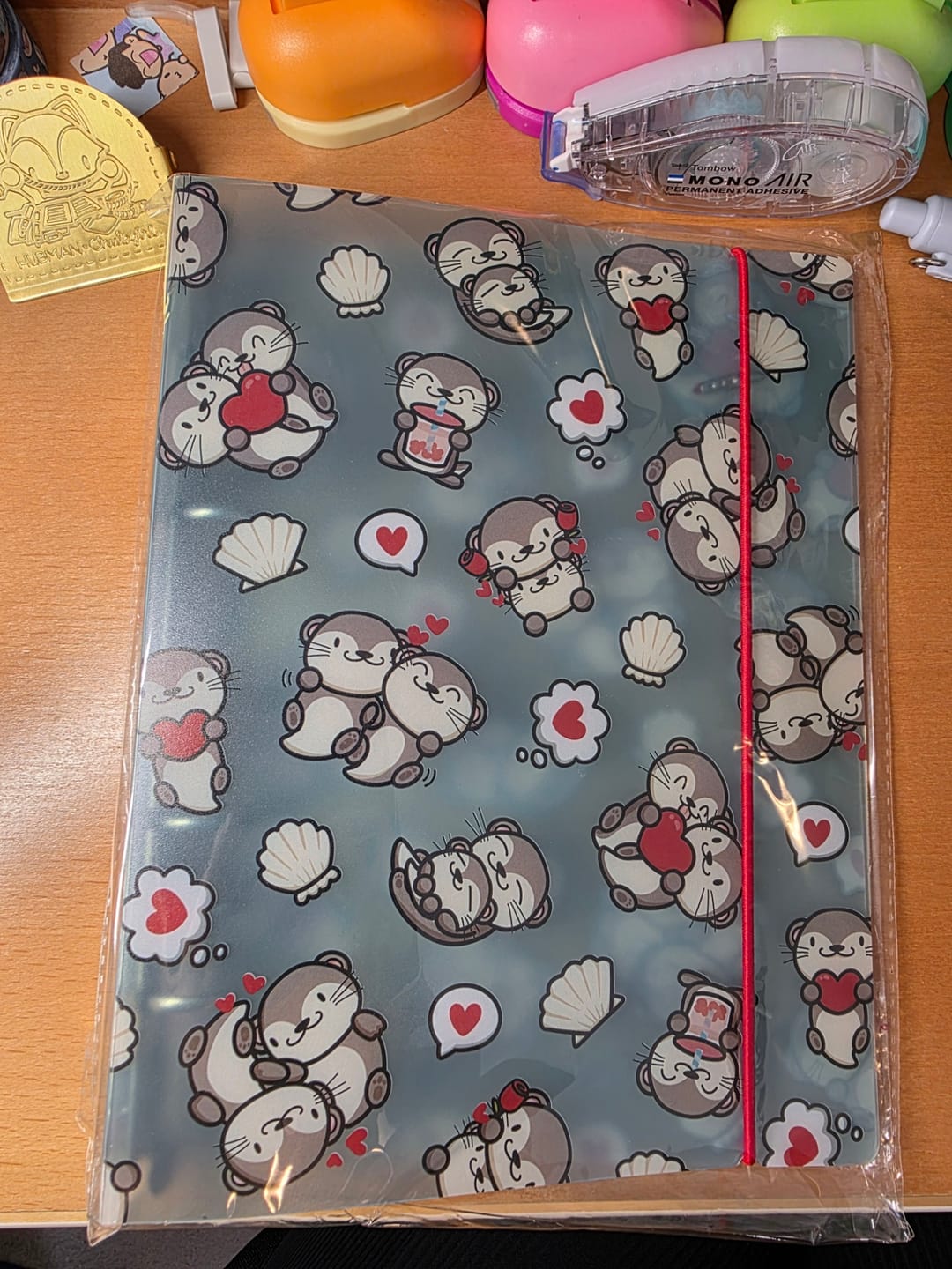 Customer photo review of Sticker Storage Binder - My Otter Half (S Size)