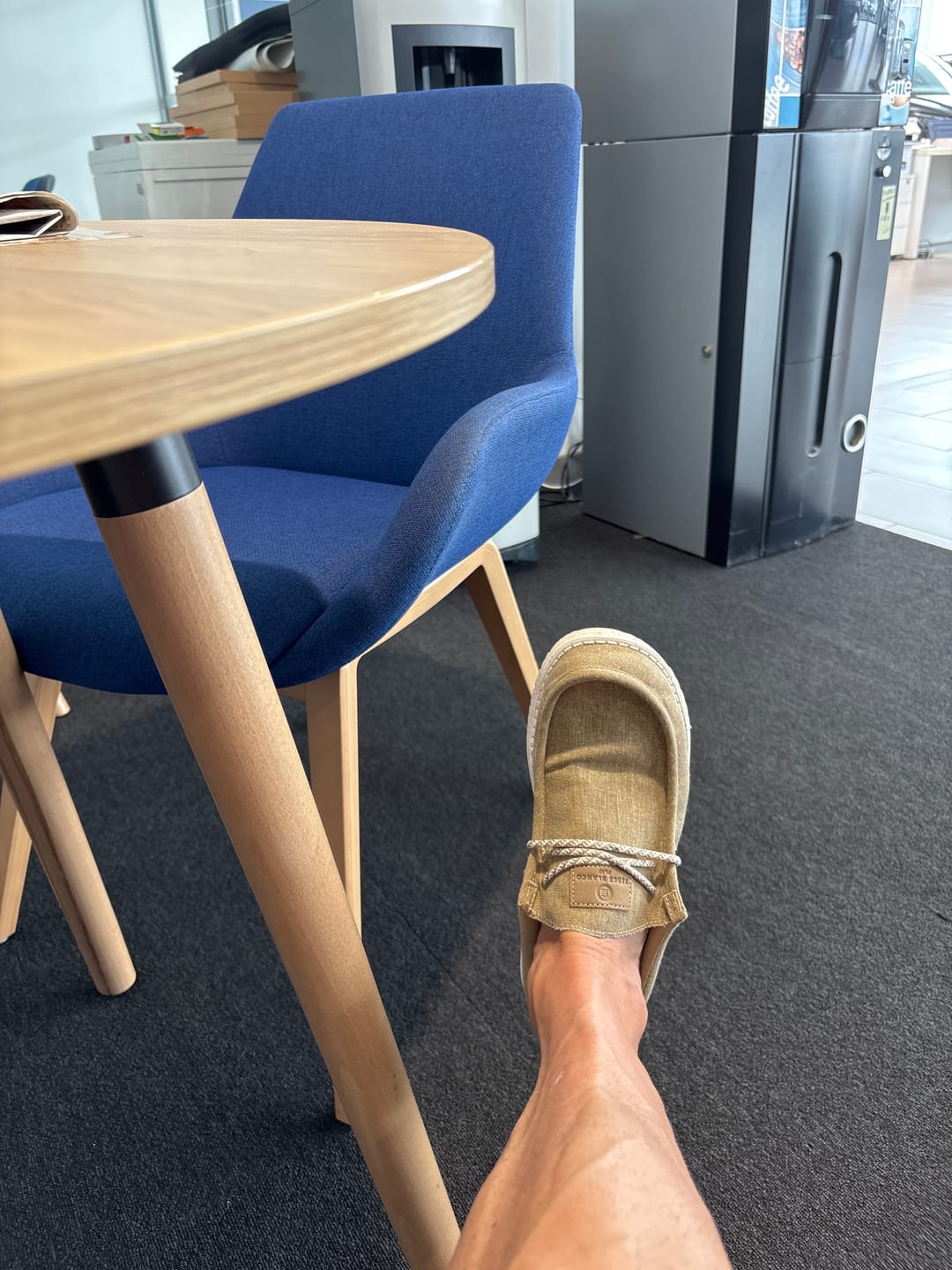 Customer photo review of Chaussures bateau Saint-Jean beige