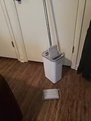 Customer photo review of Flat Mop and Bucket Set with Wringer — Dual Chamber Dry & Wet Separation, 3 Washable Microfiber Pads, Stainless Steel Handle