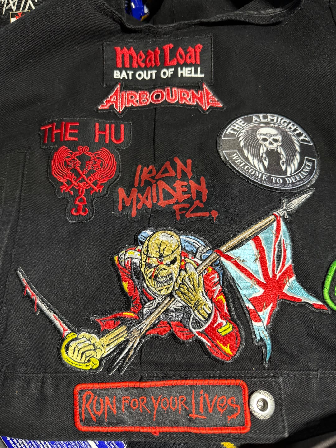 Customer photo review of Iron Maiden - The Trooper - Oversize Embroidered Patch
