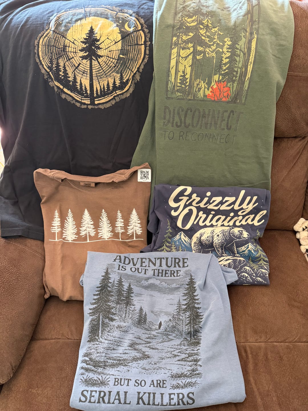 Customer photo review of Night Rings T-Shirt