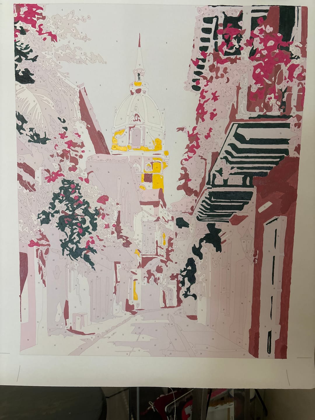 Customer photo review of Cartagena | Paint by Number