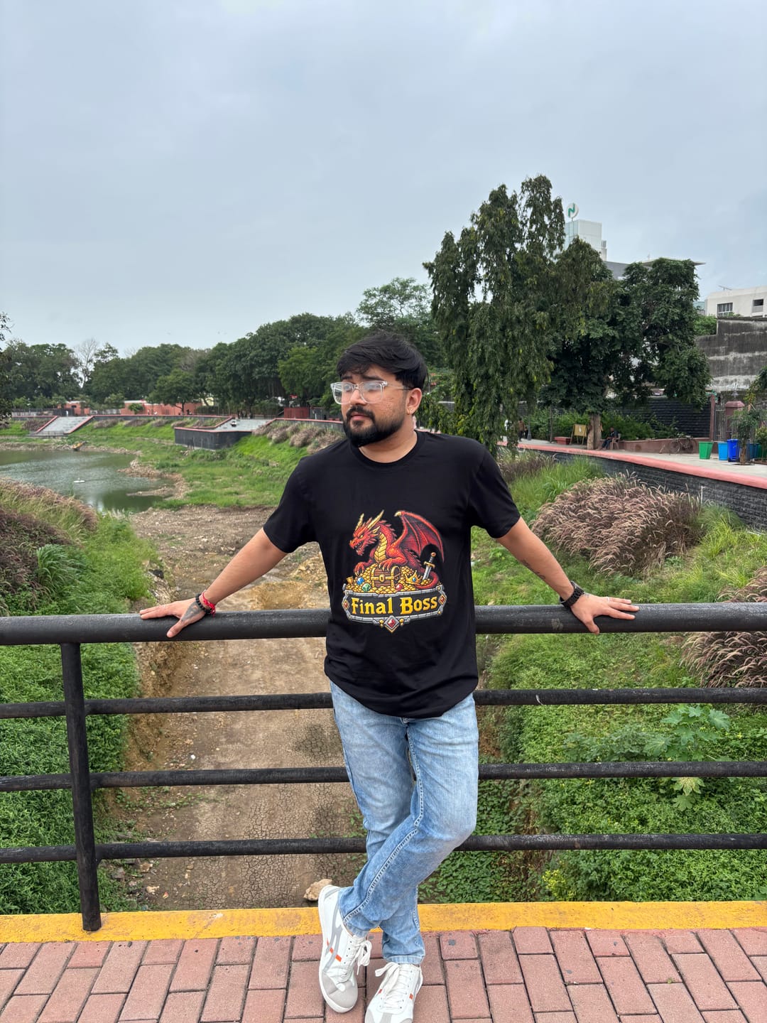 Customer photo review of Final Boss - Classic Crew Tee