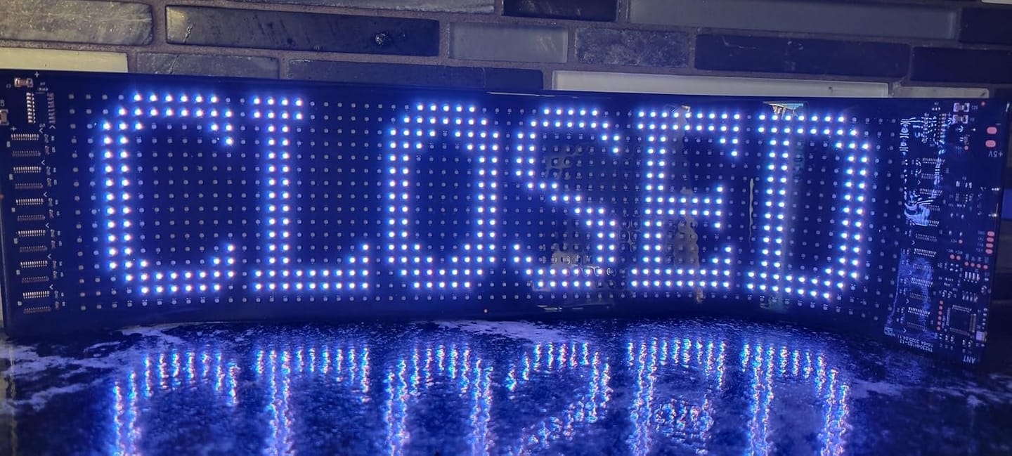 Customer photo review of BOLTHUT™ Flexible LED Matrix Panel — RGB Car Eyes, App & Remote