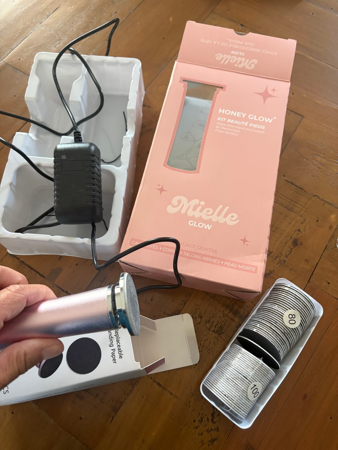 Customer photo review of ✨ HoneyGlow™ – Kit Beauté Pieds