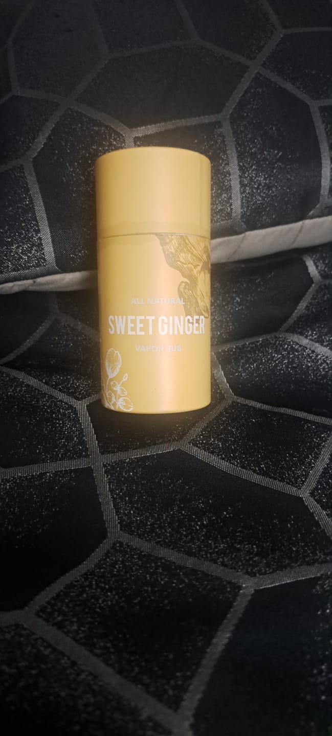 Customer photo review of Sweet Ginger Vapor Rub Stick