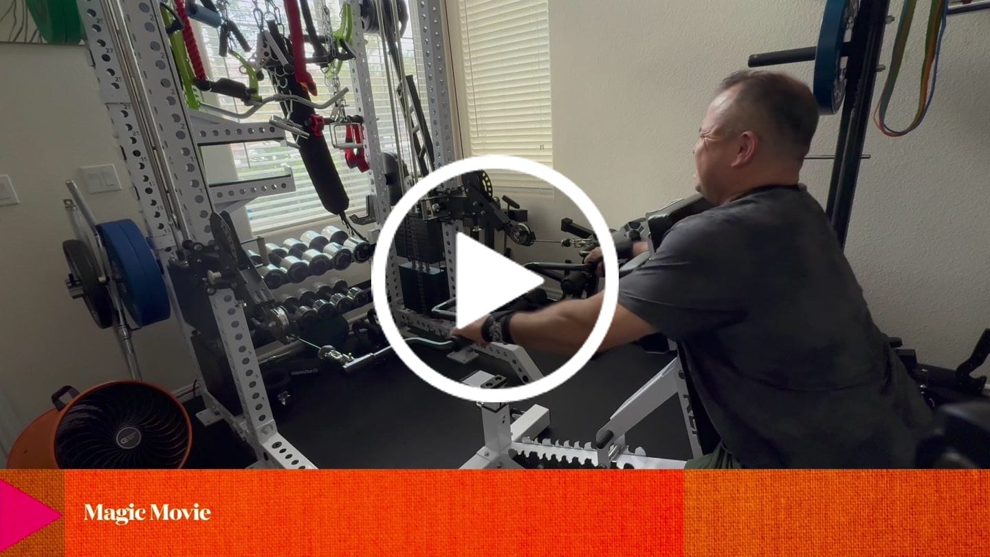 Customer video review of - THE ANDREONI BAR ™ - A revolutionary and versatile cable machine attachment that replaces multiple bulky expensive gym machines.